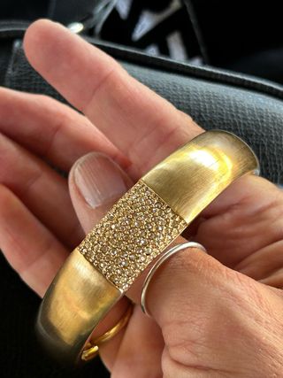 Pulsera dorada Purificación García sin estrenar