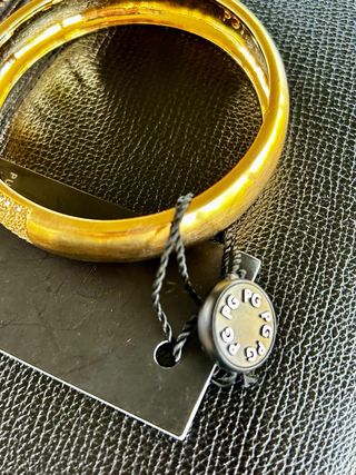 Pulsera dorada Purificación García sin estrenar