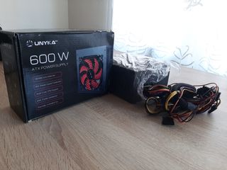 Fuente UNYKA 600W ATX - Nueva