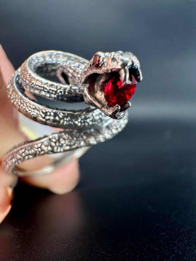 Anello Snake in argento 925