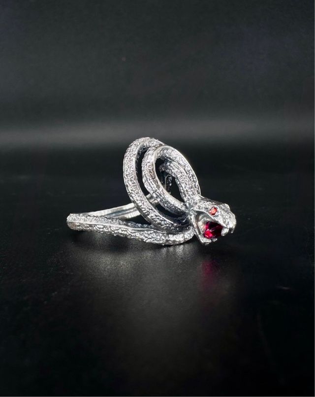 Anello Snake in argento 925