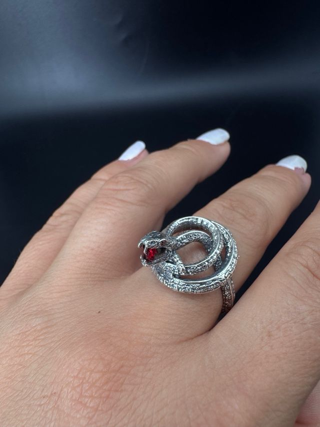 Anello Snake in argento 925