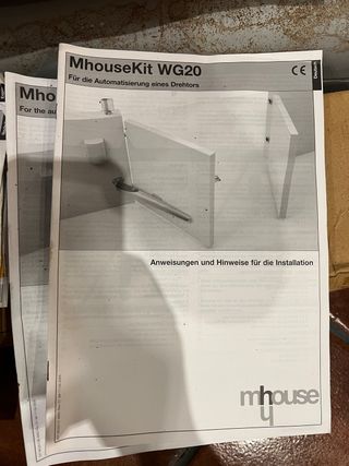 MhouseKit WG20 - Brazo apertura puerta