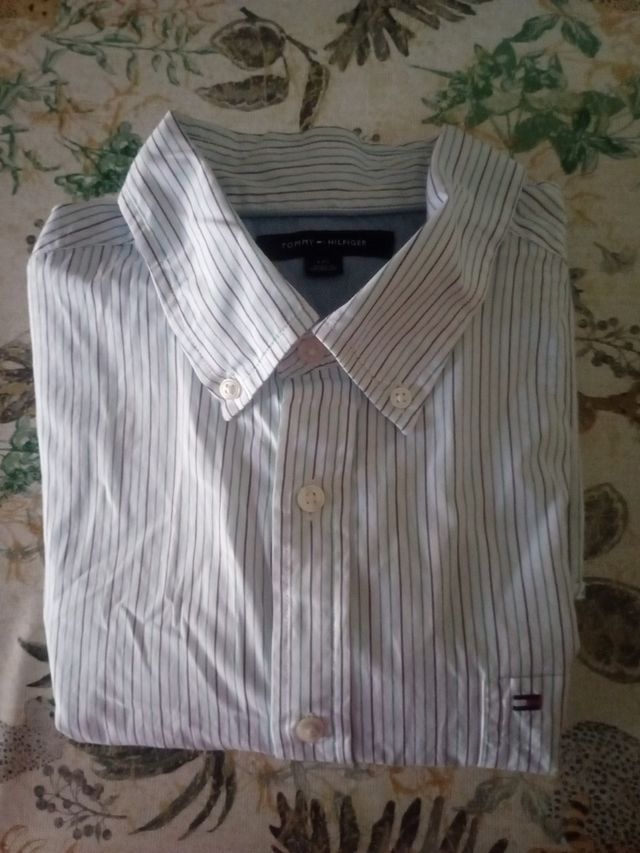 Camisa Tommy Hilfiger L - Azul