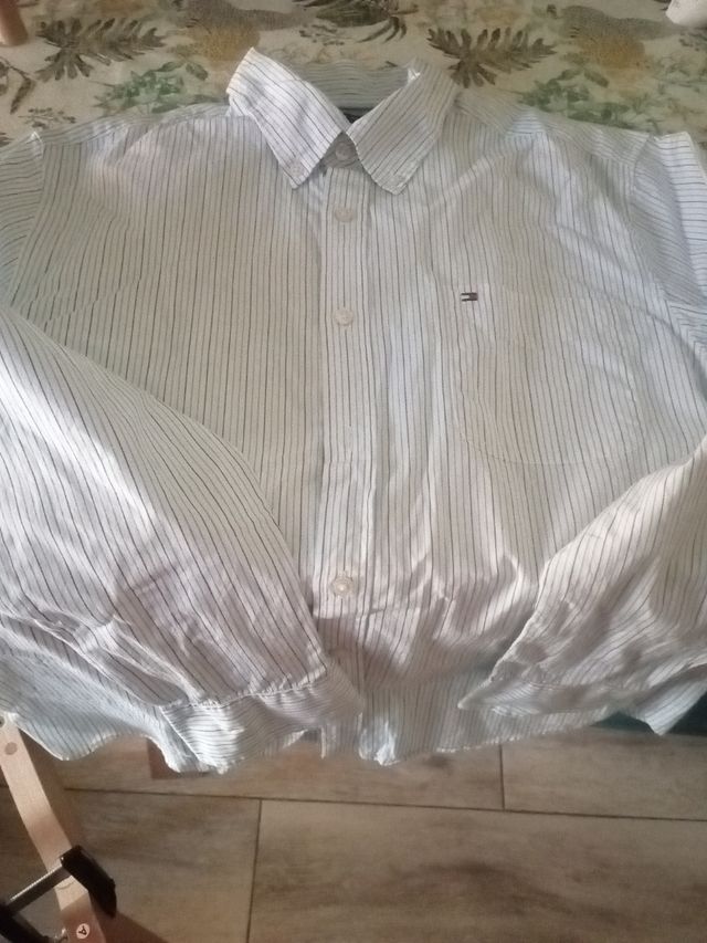 Camisa Tommy Hilfiger L - Azul