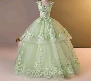 Vestido Quinceañera Verde