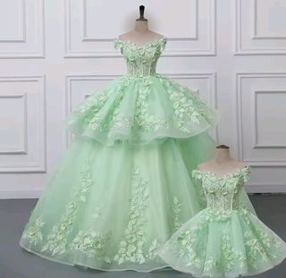 Vestido Quinceañera Verde