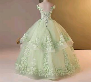 Vestido Quinceañera Verde