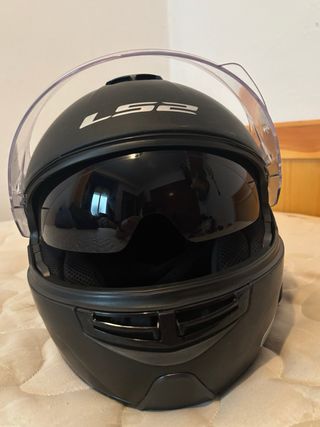 Casco moto LS2 modular + intercomunicador 