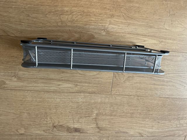 Organizer da caffè in metallo grigio