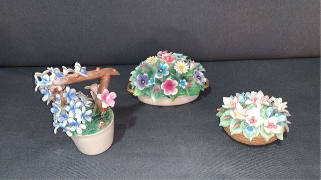 3 Centros Florales Porcelana