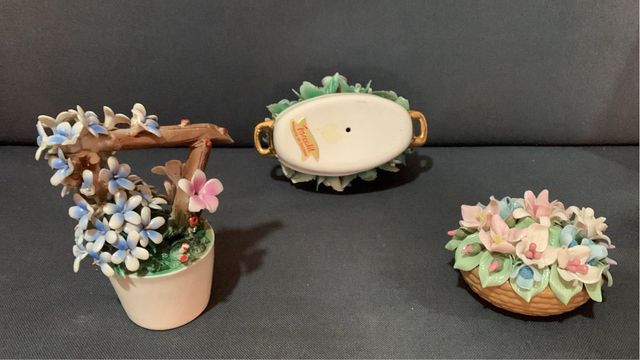3 Centros Florales Porcelana
