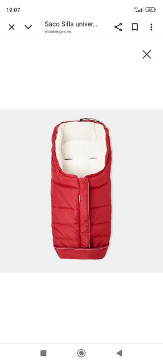 Saco Silla Universal Rojo
