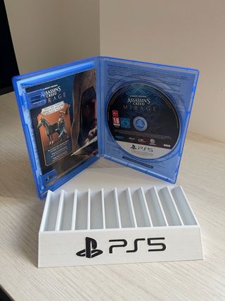 Assassin's Creed Mirage + soporte juegos PS5