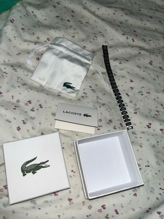 Pulsera Lacoste plata