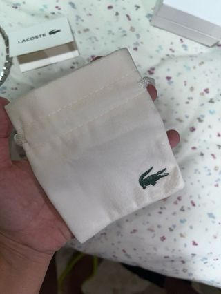 Pulsera Lacoste plata