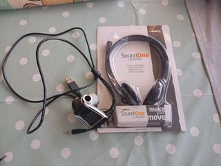 Auriculares SoundOne + Webcam