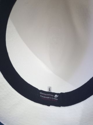 Sombrero Panamá blanco - Talla L