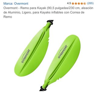 Remo Kayak Sup Piragua Canoa OVERMONT