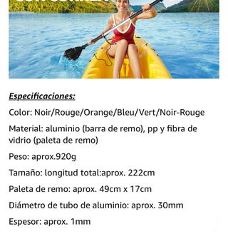 Remo Kayak Sup Piragua Canoa OVERMONT