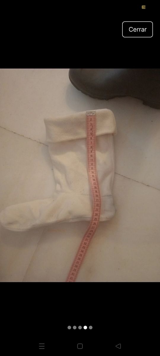 Calcetines Hunter beige, talla M