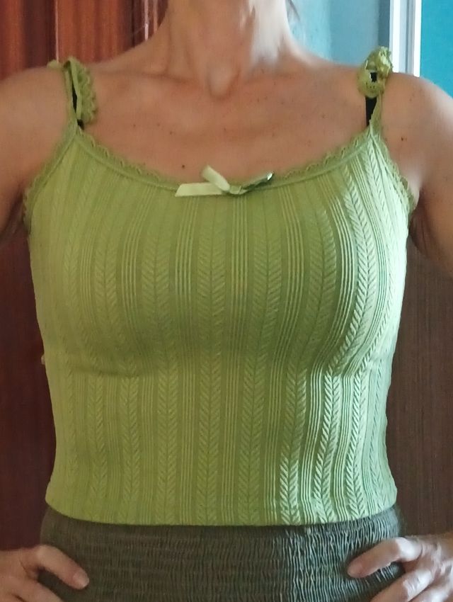 Camiseta tirantes - Verde