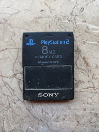 Tarjeta Memoria PS2 Sony 8MB