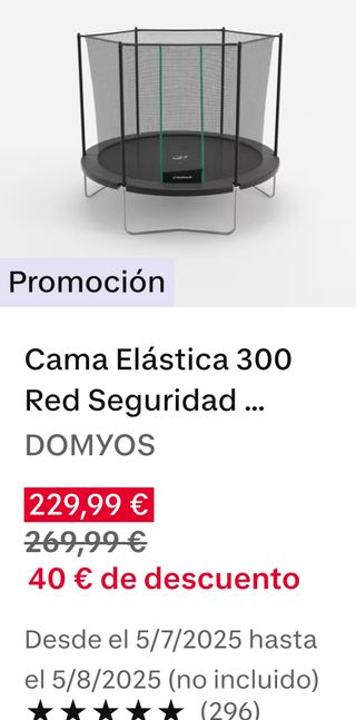 Cama elástica infantil - Decathlon