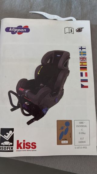 Silla coche bebe Klippan Kiss