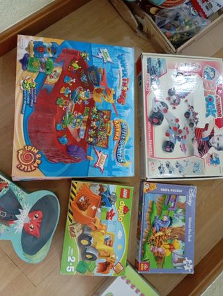 Lote de 5 juegos de mesa infantiles