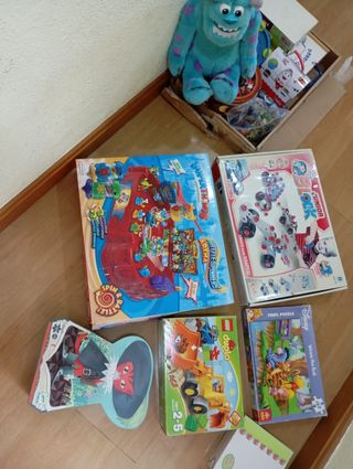 Lote de 5 juegos de mesa infantiles