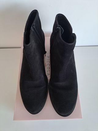 Botines PICCOLA PIU ante negros 40