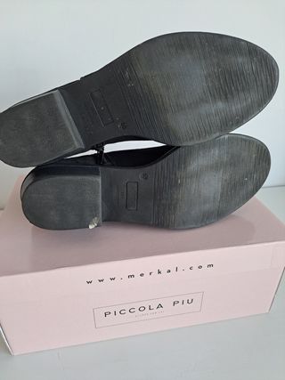 Botines PICCOLA PIU ante negros 40