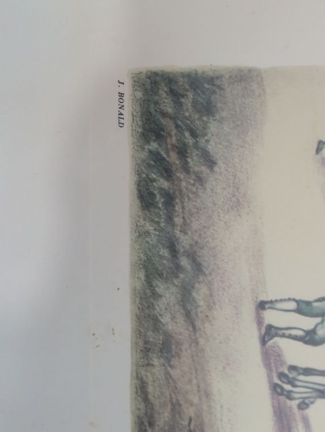 Cuadro antiguo Arrival - J. Bonald