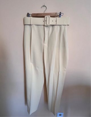 Traje Zara amarillo pastel - XL