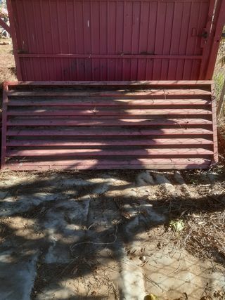 Puerta corredera y vallas fachada 