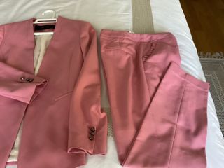 Traje pantalón rosa Zara - Talla M