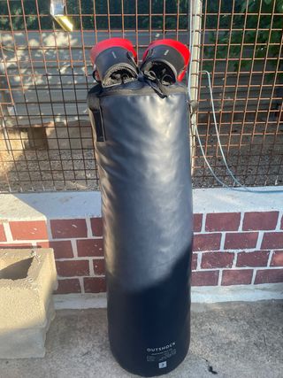 Saco boxeo + guantes