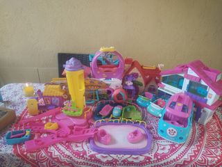 Super lote Pinypon: ambulancia, casas, coches... 