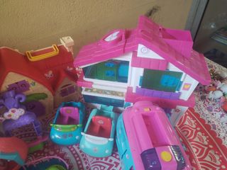 Super lote Pinypon: ambulancia, casas, coches... 