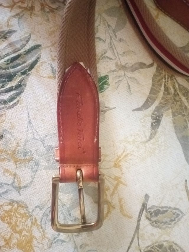 Lote  Cinturones Eduardo Luzzi - Marrón y Beige