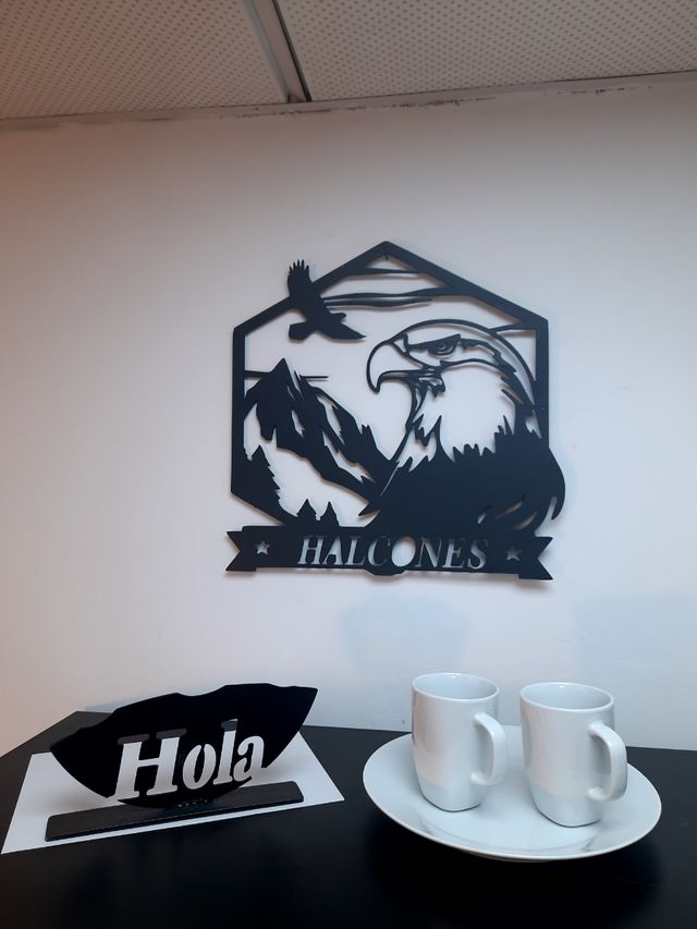 Arte de águila metálica personalizada