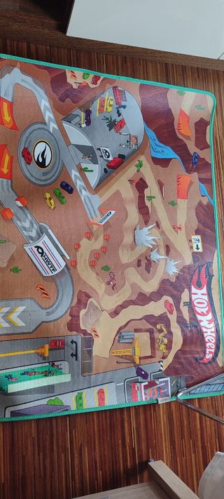 2 Alfombras Hot Wheels infantiles