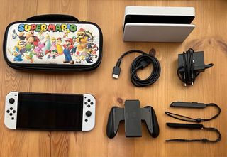 Nintendo Switch OLED blanca