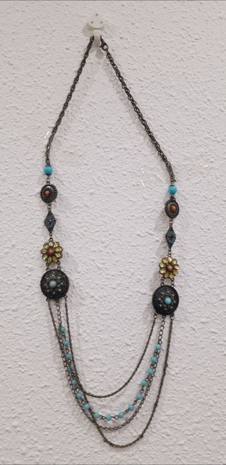 Colgante turquesa boho