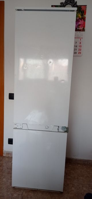 Nevera combi blanca