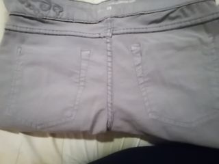 2 Pantalón PG sport T 36 Gris azul - beig