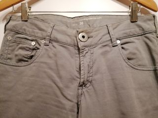 2 Pantalón PG sport T 36 Gris azul - beig