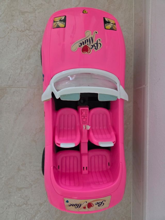 Coche rosa Barbie juguete