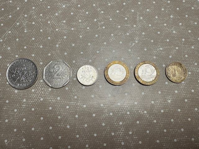 Monedas Francos Franceses